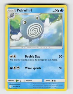 Poliwhirl 31/149 - Pokemon - SM Base Set - Uncommon - NM - Image 1