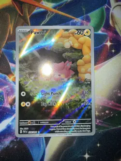 Pokemon Card Pawmi 226/091 SV: Paldean Fates Holo Illustration Rare Near Mint - Image 1