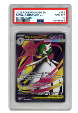 2025 Pokemon Mega Evolution Mega Gardevoir Ex #159 Ultra Rare PSA 10 Gem 💎 Mint - Image 1