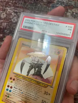 Pokemon PSA 1 Poor 2002 Shining Kabutops Neo Destiny Holo Card - Image 2