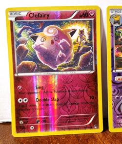 POKEMON HYPNO 51/122 & CLEFAIRY 81/122 REVERSE HOLOS BREAKPOINT TOMOKAZU KOMIYA - Image 2