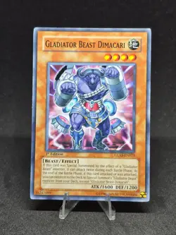 Yu-Gi-Oh! Gladiator Beast Dimacari GLAS-EN023 Gladiator's Assault 1st Edition NM - Image 1