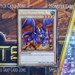 1x Two-Headed King Rex - Secret Rare - LCYW-EN158 - 1st Ed - LP - Image 1