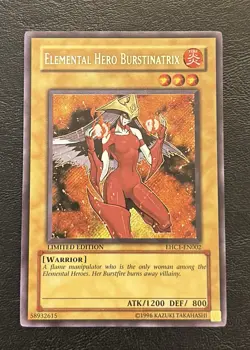 Yu-Gi-Oh! TCG Elemental Hero Burstinatrix EHC1-EN002 Limited Edition - Image 1