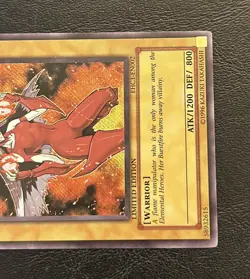 Yu-Gi-Oh! TCG Elemental Hero Burstinatrix EHC1-EN002 Limited Edition - Image 3