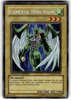 Elemental HERO Avian EHC1-EN001 Elemental Hero Collection 1 Yu-Gi-Oh NM - Image 1