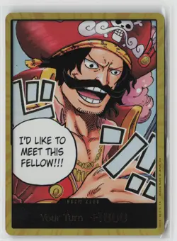 DON!! Card (Gol.D.Roger) (Gold) DON!! Carrying On His Will One Piece Foil NM - Image 1
