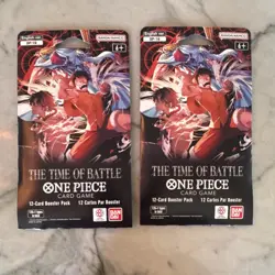 2 Bandai One Piece Card Game The Time of Battle Booster Pack 12 Cards English - Image 1