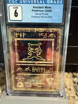 CGC 6 Ancient Mew Misc Cards & Products 1 Holo Promo English 2000 - Image 1