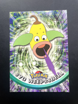 Pokemon #70 Weepinbell - TOPPS Trading Card (Blue Logo) Non Holo - Image 1