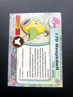 Pokemon #70 Weepinbell - TOPPS Trading Card (Blue Logo) Non Holo - Image 2