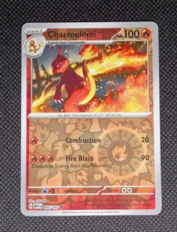 Charmeleon Reverse Holo NM 005/165 Scarlet & Violet 151 Pokemon Card - Image 1