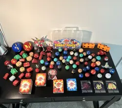 Bakugan Huge 100+ Piece Lot (2008-2011) Bakugan, Cards, Figures, Cases and Toys! - Image 1