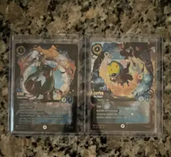 Disney Lorcana 2-Card Lot Kida & Zipper $170 - Image 1