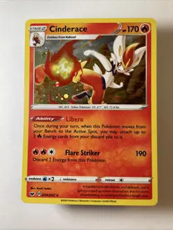 Cinderace (Cosmos Holo) 034/202 - Miscellaneous Cards & Products Holo (NM) - Image 1