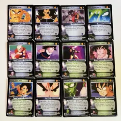 Dragon Ball Z Saiyan Saga Cards Partial Set, DBZ Score CCG - No UR or Foil Cards - Image 2