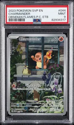 2023 POKEMON SVP EN-SV BLACK STAR PROMO #044 CHARMANDER PSA 9 - Image 1