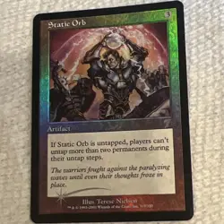 Wizards of the Coast MTG Static Orb 7th Edition English Foil Rare #319 - Image 1