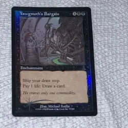 Wizards of the Coast MTG Yawgmoth's Bargain Urza's Destiny English Foil Rare - Image 2