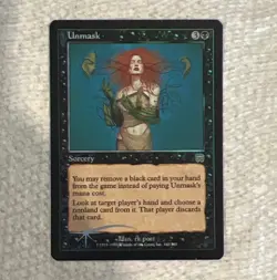 Wizards of the Coast MTG Unmask Mercadian Masques English Foil Uncommon Black - Image 1