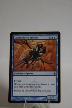 Consecrated Sphinx 21 Mirrodin Besieged NM English 1383 - Image 1