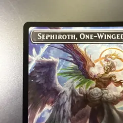 Emblem - Sephiroth, One-Winged Angel Robot Warrior Double-Sided Token FF NM - Image 2