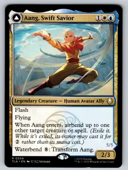 MTG Aang, Swift Savior R Avatar: The Last Airbender 204 NM - Image 1