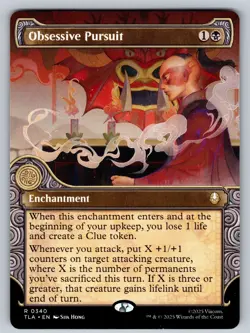 MTG Obsessive Pursuit (Showcase) R Avatar: The Last Airbender 340 NM - Image 1