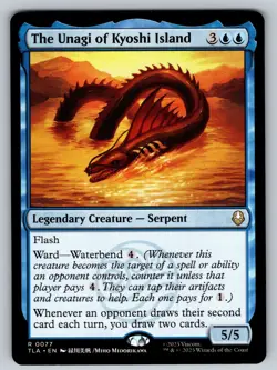 MTG The Unagi of Kyoshi Island R Avatar: The Last Airbender 77 NM - Image 1
