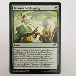 Tamiyos Safekeeping 211 MTG Kamigawa Neon Dynasty 2022 Mint - 9.0 + Non Foil - Image 1