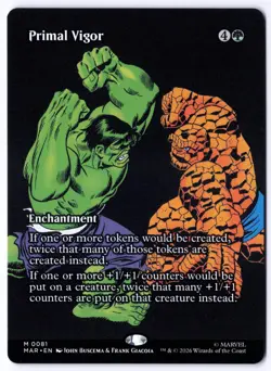 Primal Vigor (Borderless) MAR 81 Magic: The Gathering Mythic NM - Image 1