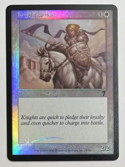 MTG KNIGHT ERRANT (FOIL) 7th Edition (OldManMTG 003-349) - Image 1