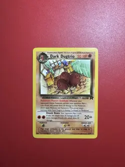 NM Dark Dugtrio Team Rocket 23/82 Vintage Pokemon Card TCG WOTC UK - Image 1