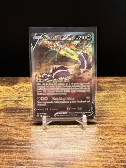Pokemon TCG Skuntank V Alt Art 181/195 Ultra Rare Full Art Silver Tempest NM - Image 1