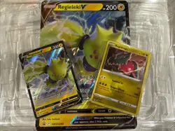 Regieleki V SWSH Promos SWSH280 JUMBO and Regidrago Crown Zenith - Pokemon TCG - Image 1
