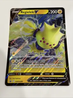 Regieleki V SWSH Promos SWSH280 JUMBO and Regidrago Crown Zenith - Pokemon TCG - Image 2