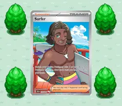 Pokemon - Surfer - 235/191 - SV08: Surging Sparks - Holo - Ultra Rare - Image 1