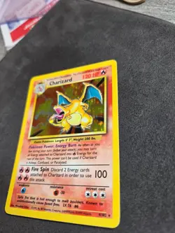 1999 Pokemon Base Set Charizard 4/102 Holo Unlimited Rare WOTC Vintage Raw - Image 4