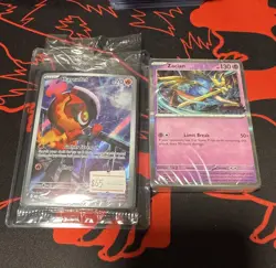 Phantasmal Flames Zacian Prerelease And Charcadet Pokemon Center Promo - Image 1