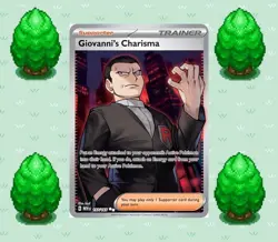 Pokemon - Giovanni's Charisma - 197/165 - SV: Scarlet & Violet 151 - Holo - Image 1