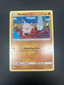 Mankey Pokemon • Promo • 8/12 McDonald's Promos 2019 - Image 1