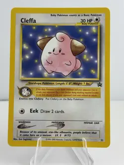 Cleffa 31/53 Wotc Black Star Promo Regular Pokemon NM/LP - Image 1