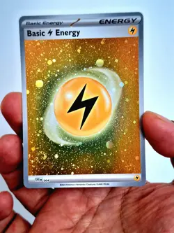 Pokemon TCG 151 | Rare HD Cosmo HOLO ELECTRIC Basic Energy~2 SWIRLS - Image 3