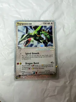 2003 POKEMON EX DRAGON #97 RAYQUAZA EX-HOLO LP-MP - Image 3