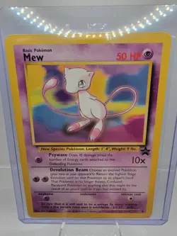 Mew 08/53 WotC Black Star Promo Vintage Pokemon - Image 1