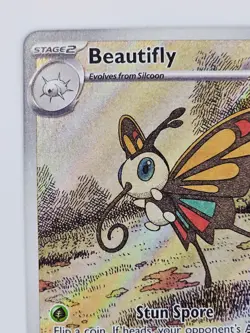 Beautifly 219/217 Pokemon TCG Ascended Heroes Illustration Rare Holo NM - Image 3