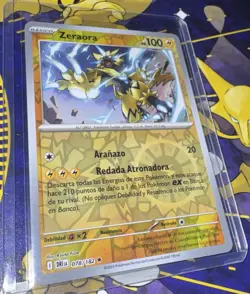 Pokemon ZERAORA 078/182 - Destined Rivals - Rev Holo -Spanish - Image 1