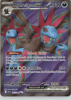 Hydreigon ex 161/086 Holo Ultra Rare White Flare Pokemon Near Mint - Image 1