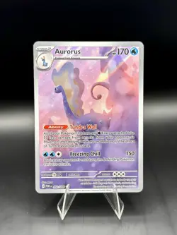 Pokemon TCG Aurorus 092/088 Full Art Illustration Rare Holo Perfect Order NM - Image 1