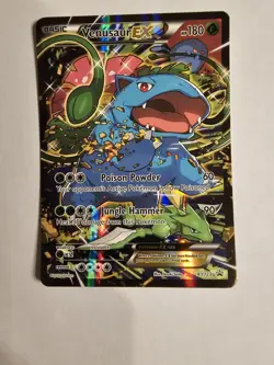 Pokemon Company Venusaur EX XY123 XY Full Art Holo - Image 1
